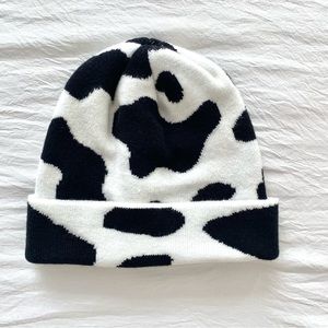 Cow Print Beanie
